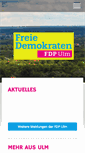 Mobile Screenshot of fdp-ulm.de